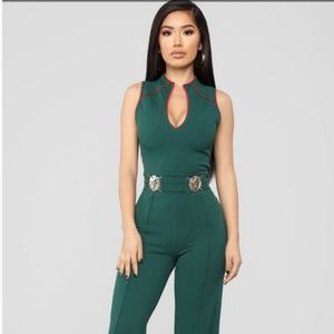 Hunter Green Jumpsuit